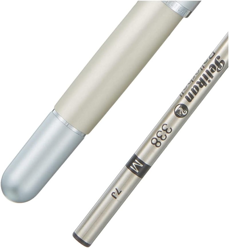 Pelikan R360 Titan-Silver Rollerball Pen in Gift Box - Image 4